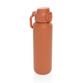 Via RCS Re-steel lockable sport bottle 600ML-Oranje