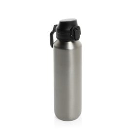 Via RCS Re-steel lockable sport bottle 600ML-Zilver