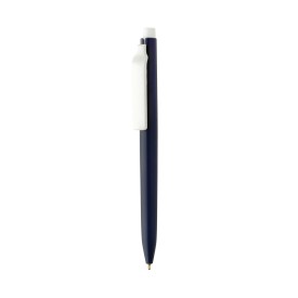 Vibe GRS certified R-ABS pen met ultra vloeiende inkt-Donkerblauw, wit