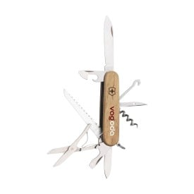Victorinox Huntsman zakmes - hout en RVS - 9-delig - 13 functies