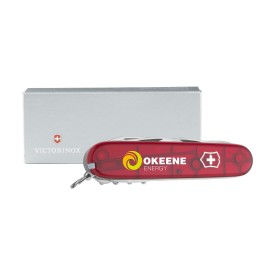 Victorinox Huntsman zakmes-Transparant rood