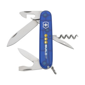 Victorinox Spartan zakmes-Transparant blauw