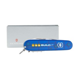 Victorinox Spartan zakmes-Transparant blauw