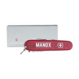 Victorinox Spartan zakmes-Transparant rood