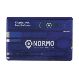 Victorinox Swisscard Classic-Transparant blauw