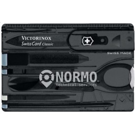 Victorinox Swisscard Classic-Transparant zwart