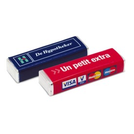 Pepermunt rolletje vierkant - 12 stuks - pepermunt naar keuze - vegan en halal