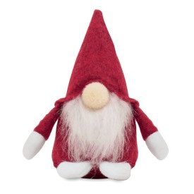 Vilten kabouterdecoratie-Rood