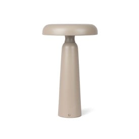 VINGA Avery RCS oplaadbare tafellamp - metaal/gerecycled kunststof - USB-C - touchfunctie