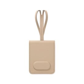 VINGA Baltimore RCS baggage label met dual finder-Greige