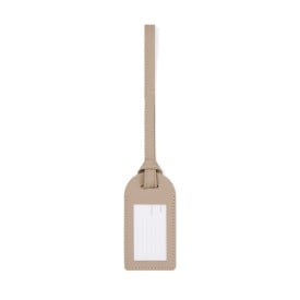 VINGA Baltimore RCS recycled polyester bagagelabel-Greige