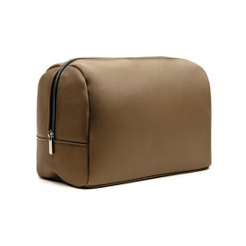 VINGA Bermond RCS gerecycled PU toilettas-Bruin