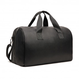 VINGA Bermond RCS gerecycled PU weekendtas-Zwart