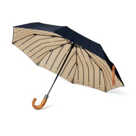VINGA Bosler AWARE™ RPET 21" opvouwbare paraplu-Donkerblauw