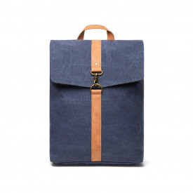 VINGA Bosler canvas rugzak-Donkerblauw