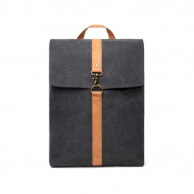 VINGA Bosler canvas rugzak-Zwart