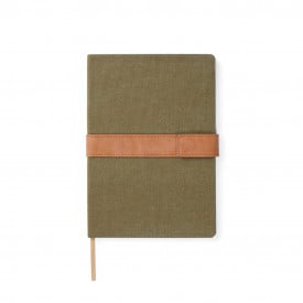 VINGA Bosler RCS recycled canvas notitieboek-Groen
