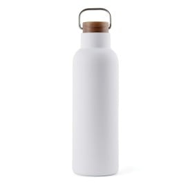 VINGA Ciro RCS gerecycled RVS vacuum fles 800ML-Wit
