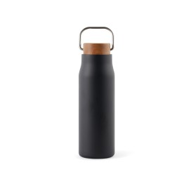 VINGA Ciro RCS gerecycled RVS vacuümfles 300ML-Zwart
