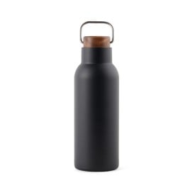 VINGA Ciro RCS gerecycled RVS vacuümfles 580ML-Zwart