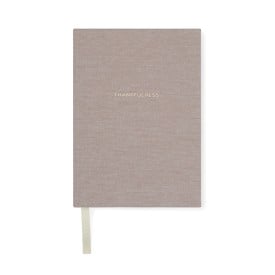 VINGA GRS dankbaarheids dagboek - A5 - polyester - 104 vellen - gelinieerd - met lint