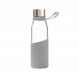 VINGA Lean glazen drinkfles-Grijs