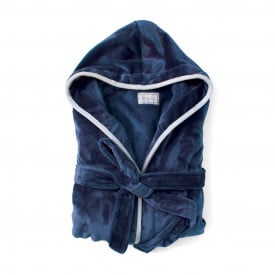 VINGA Louis badjas - L/XL - rPET - 350 g/m² - grote capuchon - 2 zakken