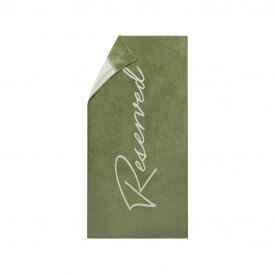 Vinga Lounge stoel handdoek-Groen, wit