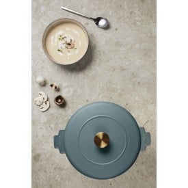 VINGA Monte heritage braadpan 5.5 L-Blauw