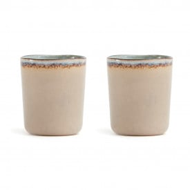 VINGA Nomimono mok, set van 2 stuks-Beige