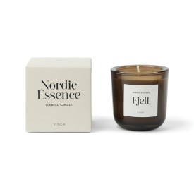 VINGA Nordic essence geurskaars klein-Gebroken wit, donkerbruin
