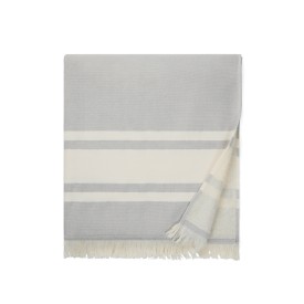 VINGA Tolo terry hamam handdoek-Grijs, gebroken wit