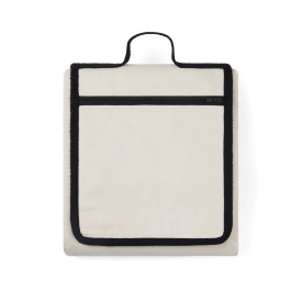 VINGA Volonne AWARE™ recycled canvas picknickkleed-Gebroken wit, zwart