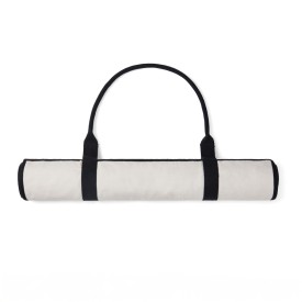 VINGA Volonne AWARE™ recycled canvas strandmat-Gebroken wit, zwart