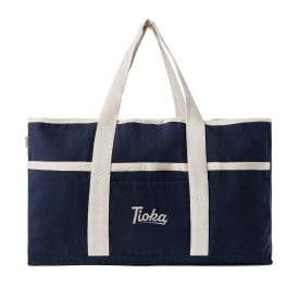 VINGA Volonne AWARE™ strandtas - 40L - gerecycled katoen - handdoekhouder
