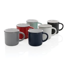 Vintage mok 280ml - keramiek - gekleurd