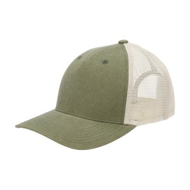 Vintage Organic Trucker Cap-Olijf groen