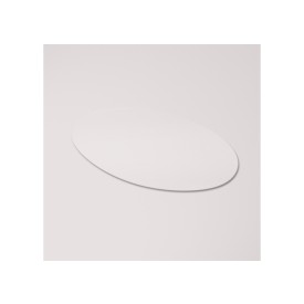 Vinyl Sticker Ovaal 20x10mm-Transparant