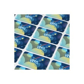 Vinyl Sticker Rechthoek 100x30mm