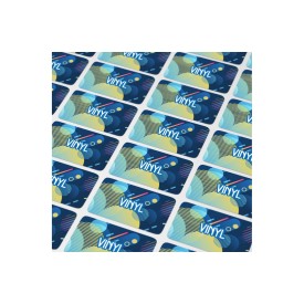 Vinyl Sticker Rechthoek 20x10mm