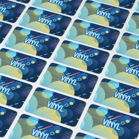 Vinyl Sticker Rechthoek 20x10mm