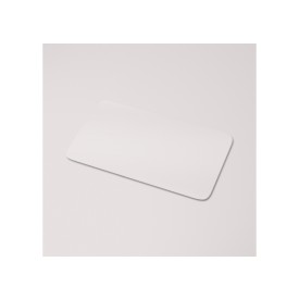 Vinyl Sticker Rechthoek 60x25mm-Transparant