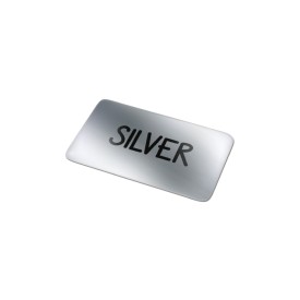 Vinyl Sticker Rechthoek 60x25mm-Zilver
