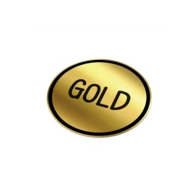 Vinyl Sticker Rond Ø 10 mm-Goud