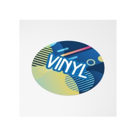 Vinyl Sticker Rond Ø 50 mm-Wit
