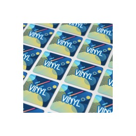 Vinyl Sticker Vierkant 25x25mm