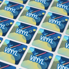Vinyl Sticker Vierkant 25x25mm