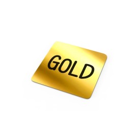 Vinyl Sticker Vierkant 50x50mm-Goud