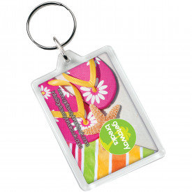 Vito C1 sleutelhanger - kunststof - 6.3 cm - inzetstuk of foto