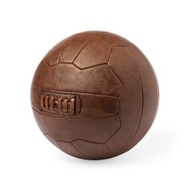 Horisun retro voetbal - PU leer - maat 5 - in gerecyclede zak